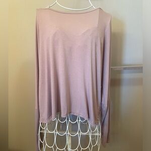 Forever 21 Criss-Cross Open-Back Long Sleeve Shirt